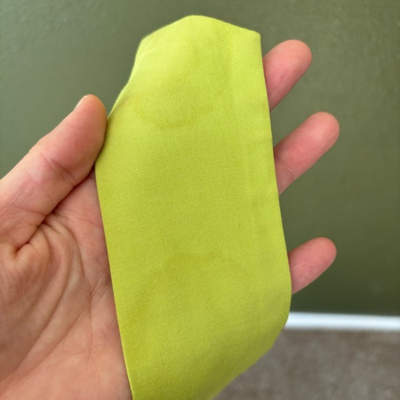 Paige Desorbo The Drop Lime Green Wrap Dress Size M - Picture 9 of 14